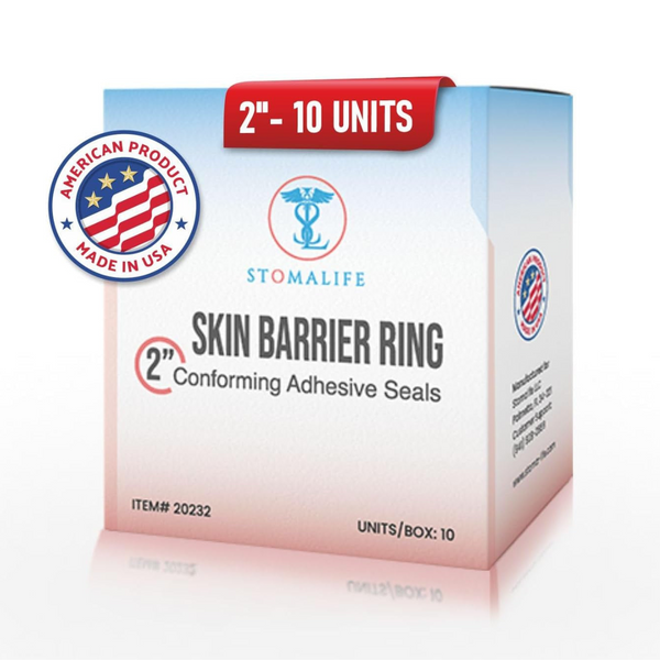 Stomalife 2" Skin Barrier Rings - 10 Rings