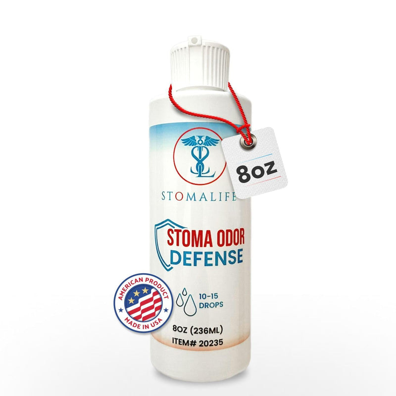 "Stomalife Ostomy Deodorant – 8 Oz. | Say Goodbye to Stoma Odor, Feel Confident and Comfortable | Powerful Unscented Liquid Formula"