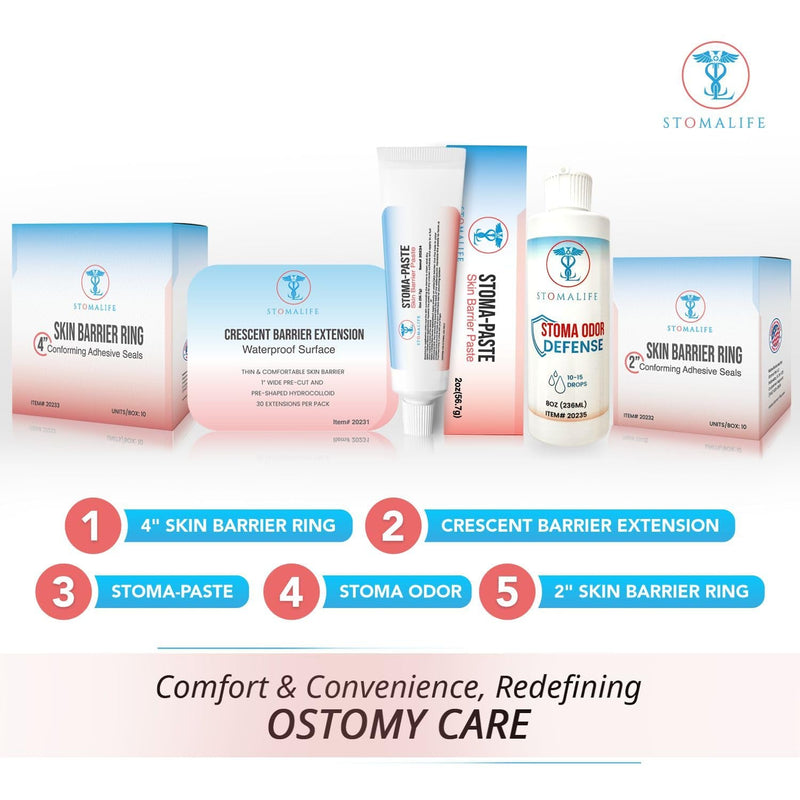 "Stomalife Ostomy Deodorant – 8 Oz. | Say Goodbye to Stoma Odor, Feel Confident and Comfortable | Powerful Unscented Liquid Formula"