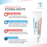 "STOMALIFE Ostomy Paste 2Oz - Say Goodbye to Skin Irritation! Barrier Paste for Ostomy-Colostomy-Ileostomy - Your Essential Accessory for Comfort and Protection"