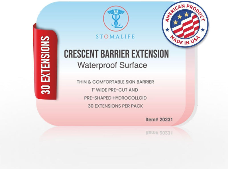 "Stomalife Skin Barrier Rings - 10 Rings | Easy-Clean, Leak-Proof | Adhesive Seals for Ostomy-Colostomy-Ileostomy"