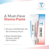 "STOMALIFE Ostomy Paste 2Oz - Say Goodbye to Skin Irritation! Barrier Paste for Ostomy-Colostomy-Ileostomy - Your Essential Accessory for Comfort and Protection"