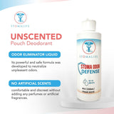 "Stomalife Ostomy Deodorant – 8 Oz. | Say Goodbye to Stoma Odor, Feel Confident and Comfortable | Powerful Unscented Liquid Formula"